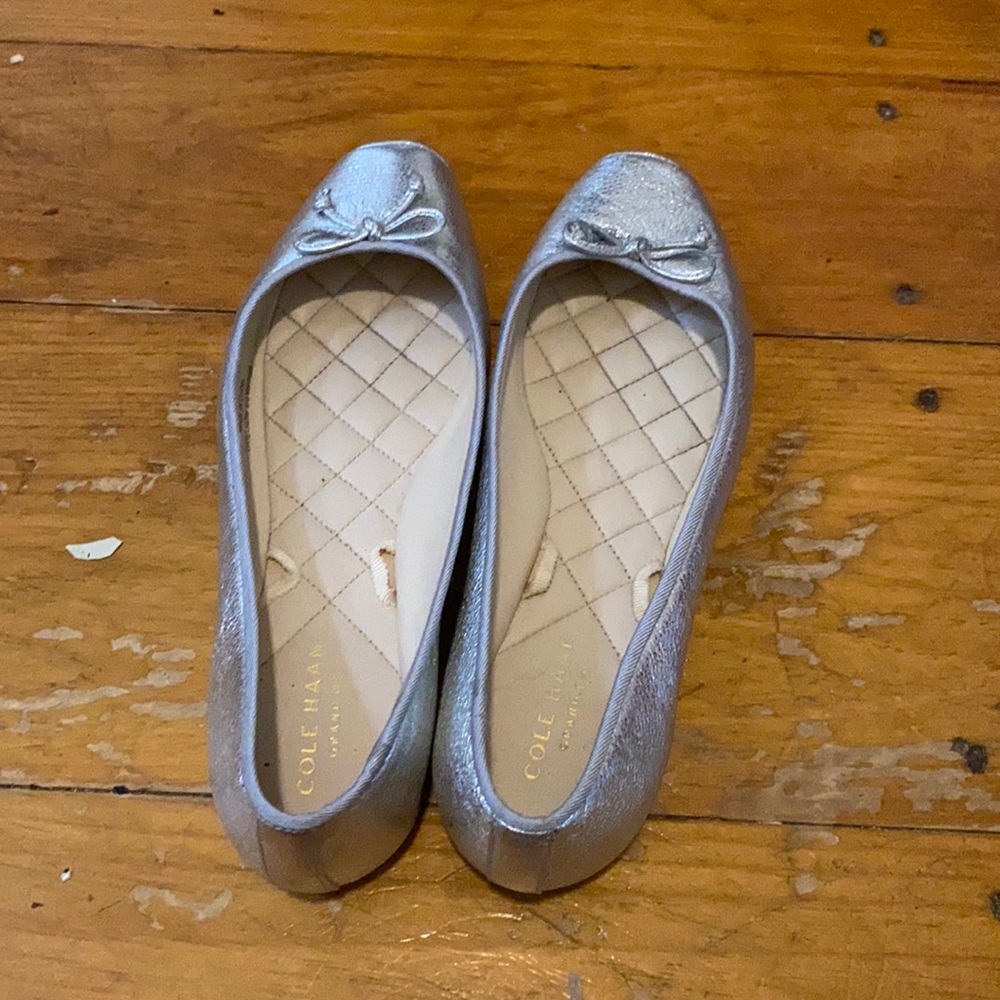 Silver Cole Haan NEVER been worn before!